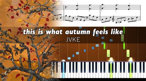 This Is What Autumn Feels Like: A Sheet Music Perspective